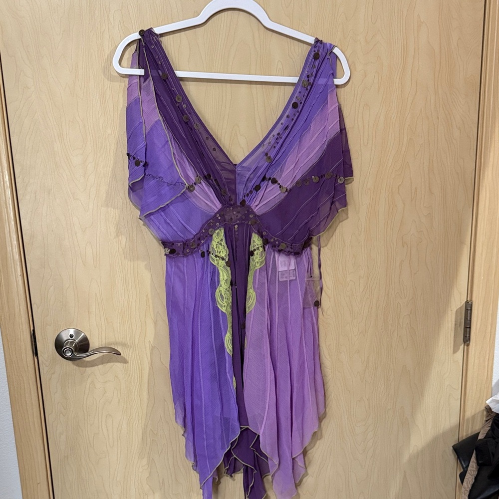 Fairy Asymmetrical Purple Dress